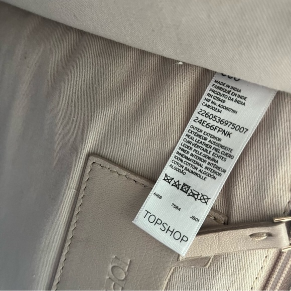 Topshop Geniune Leather Backpack - Picture 7 of 8